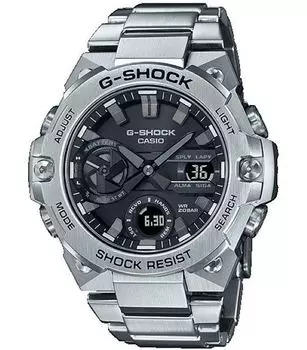 Casio G-Shock G-STEEL GST-B400 Series Solar Bluetooth Аналоговые цифровые часы GSTB400D-1A