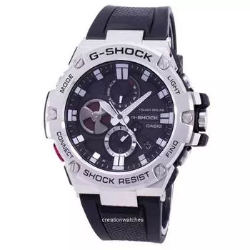 Casio G-Shock G-Steel Tough Solar Analog GST-B100-1A GSTB100-1A Мужские часы чёрный
