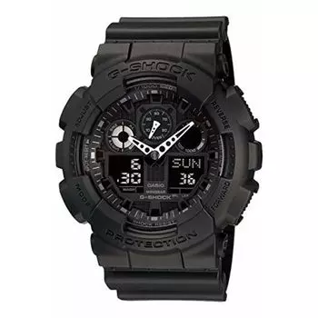 CASIO G-SHOCK GA-100-1A1JF Мужские Часы Черный Секундомер с измерением 1/1000 секунды