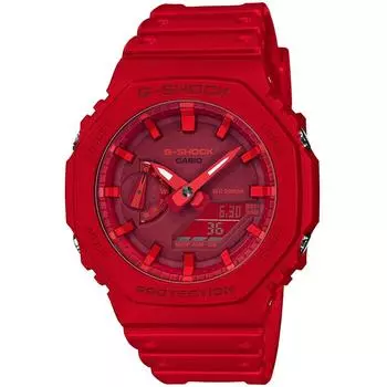 CASIO Casio G-SHOCK G-Shock Watch Men s Ana-Digi Casio Oak Outdoor Sports Red GA-2100-4A