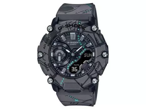Casio G-SHOCK GA-2200SBY-8AJR Treasure Hunt Grey Limited мужские часы черного цвета НОВЫЕ