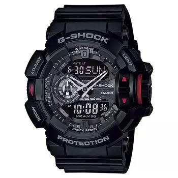 [Casio] G Shock GA 400 1B Аналоговые цифровые часы Мужские наручные часы