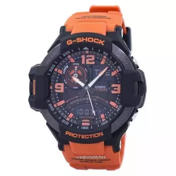 Casio G-Shock Gavitymaster Neon Illuminator Аналого-цифровые мужские часы GA-1000-4A GA1000-4A чёрный