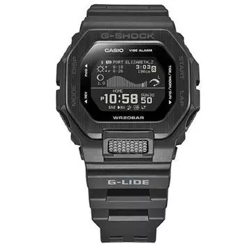 CASIO G-Shock GBX-100NS Series Bluetooth Фазы Луны Приливы Восход Мировое время GBX100NS-1 чёрный