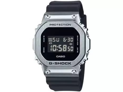 Casio G-SHOCK GM-5600U-1JF мужские черные цифровые наручные часы с полимерным ремешком день/дата