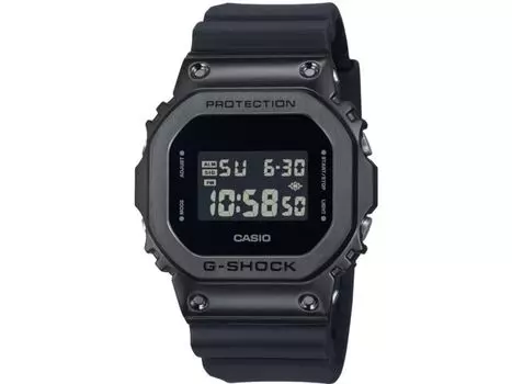Casio G-SHOCK GM-5600UB-1JF мужские черные цифровые наручные часы с полимерным ремешком день/дата