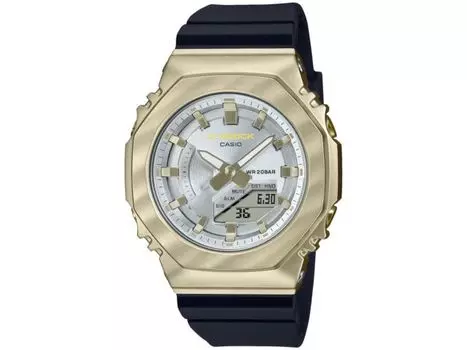 CASIO G-SHOCK GM-S2100BC-1AJF Модель среднего размера Серебро x Золото Женские часы из смолы НОВЫЕ