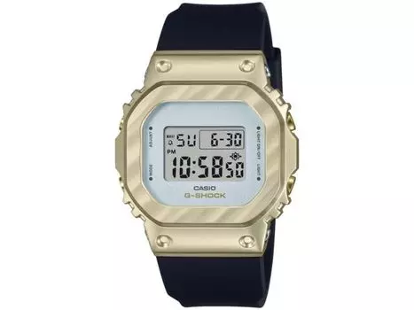 Casio G-SHOCK GM-S5600BC-1JF Металлический безель Часы Светло-желтый Золотой Черный 38.4 мм