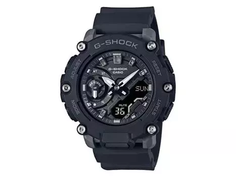 Casio G-SHOCK GMA-S2200-1AJF Прочные кварцевые черные мужские часы среднего размера НОВИНКА