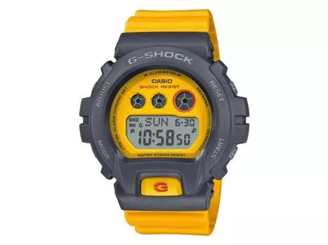 CASIO G-SHOCK GMD-S6900Y-9JF Желтые винтажные цветные лимитированные мужские часы с будильником НОВЫЕ