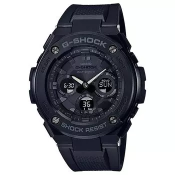 CASIO G-SHOCK GST-W300G-1A1JF [G-SHOCK G-STEEL Radio Wave Solar Middle Size] Round Watch Black