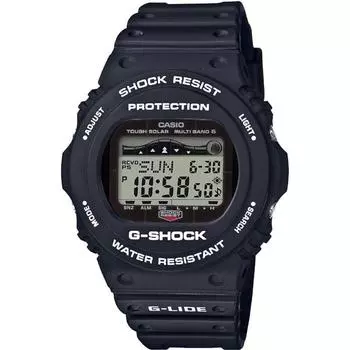 CASIO G-SHOCK GWX-5700CS-1JF [G-LIDE Radio Wave Solar 2018 летняя версия. Черный] Круглые часы, черные