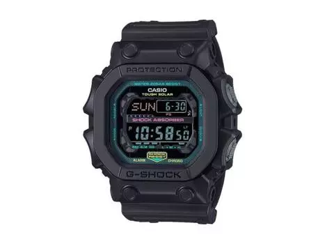 Casio G-SHOCK GX-56MF-1JF многоцветные флуоресцентные радиочасы на солнечной батарее черные 53,6 мм