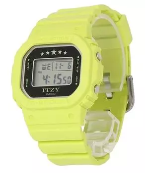 Casio G-Shock ITZY Collaboration Digital Green Bio-Based Resin Strap Quartz GMD-S5610IT-3 200M Women s Watch чёрный
