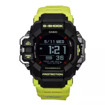 Casio G-Shock Master Of G–Land Rangeman Цифровой с подключением к смартфону Солнечный GPR-H1000RY-1A9 200M Мужские часы чёрный