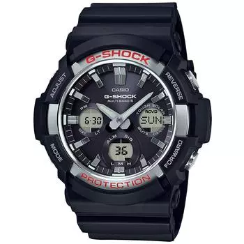 [Casio] G-Shock Men s Watch, Solar Radio-Controlled GAW-100-1AJF, Black, Authentic Model
