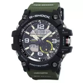 Casio G-Shock Mudmaster Analog Digital Twin Sensor GG-1000-1A3 GG1000-1A3 Мужские часы