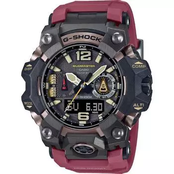 Casio G-Shock Mudmaster Tough Solar Compass Altitmeter Термометр Carbon Core Guard GWG-B1000-1A4 Free