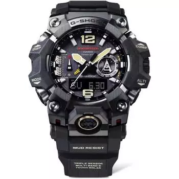 Casio G-Shock Mudmaster Tough Solar Compass Altitmeter Термометр Carbon Core Guard GWG-B1000-1A