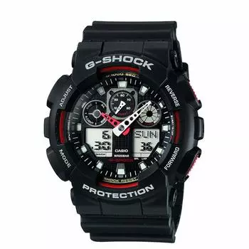 Casio G-Shock Мужские часы Ana-Digi Overseas Модель GA100-1A4 [Параллельный импорт]
