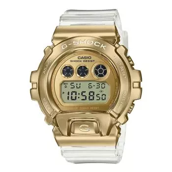 Casio G-Shock мужские часы с металлическим покрытием GM-6900SG-9JF прозрачные, японская версия, подлинные