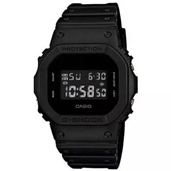 [Casio] G-SHOCK мужские однотонные цифровые водонепроницаемые 20 АТМ черные часы DW-5600UBB-1