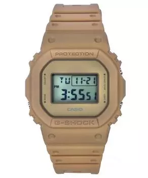 Casio G-Shock Natural Color Series Цифровые кварцевые часы с полимерным ремешком DW-5600NC-5 200M Мужские часы чёрный