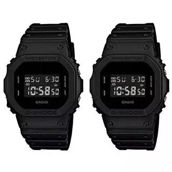 [Casio] G-SHOCK Pair Watch with Pair BOX Solid Colors Digital 20 ATM Water Resistant Black DW-5600UBB-1DW-5600UBB-1 Watch