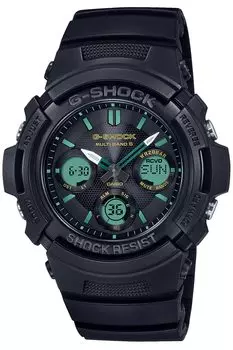 [Casio] G-Shock Radio Solar ЦВЕТА TEAL И BROWN СЕРИИ AWG-M100RC-1AJF Мужские черные