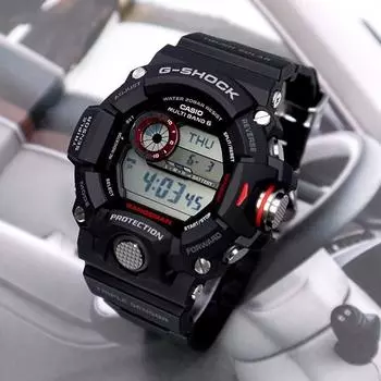 Casio G-Shock Rangeman Black Master G Series Измерение высоты, давления и температуры Водонепроницаемые часы для альпинизма на открытом воздухе