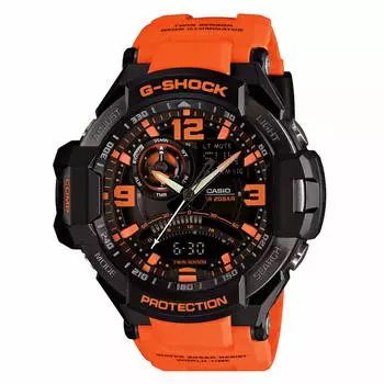 Casio G-Shock Sky Cockpit Men s Quartz Watch GA-1000-4A Orange