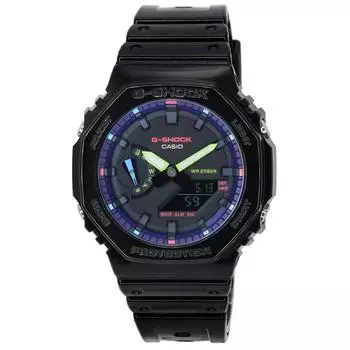 Casio G-Shock Virtual Rainbow Analog Digital Quartz GA-2100RGB-1A GA2100RGB-1 200M Мужские часы
