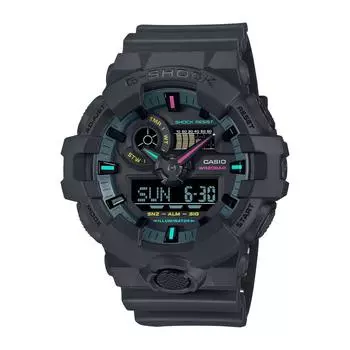 [CASIO] G-Shock Watch Men s Multi Fluorescent Series GA-700MF-1AJF Black - Authorized Domestic
