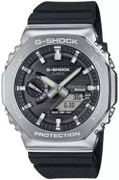 [Casio] G-Shock Watch [Metal Covered Bluetooth Equipped with Tough Solar Biomass Plastic GBM-2100-1AJF Men s Black