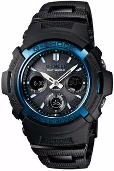 [Casio] G-Shock Watch [] Radio Solar AWG-M100BC-2AJF Men s Black синий