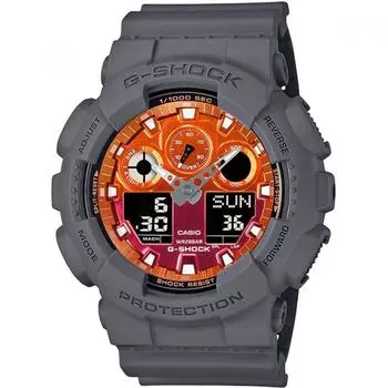 Casio Ga 100fl 8ajf [G Shock G Shock Flame Inside Series]