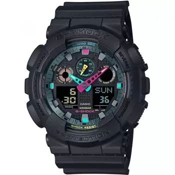 CASIO GA 100MF 1AJF [серия G SHOCK G SHOCK Multi Fluorescent Color]