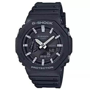 CASIO GA 2100 1A Casio G SHOCK G SHOCK Anadesi Black Wristwatch Men s