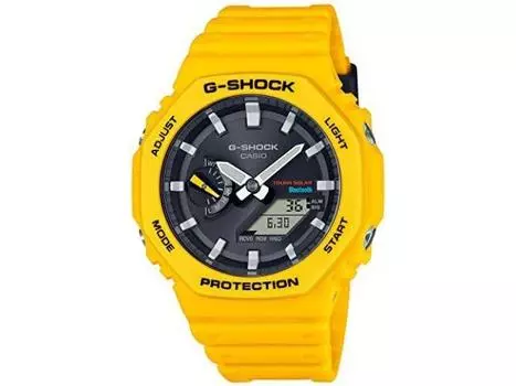 CASIO GA-B2100C-9AJF G-SHOCK GA-B2100 SERIES Мужская резинка желтого цвета НОВИНКА