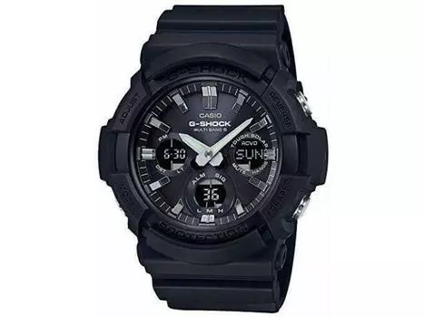 Casio GAW-100B-1A G-SHOCK радио солнечные аналоговые цифровые черные мужские часы из ЯПОНИИ