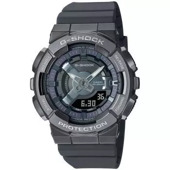 CASIO GM S110B 8AJF G SHOCK аналоговая комбинированная модель серии 110, маленькая и тонкая модель с резиновой лентой