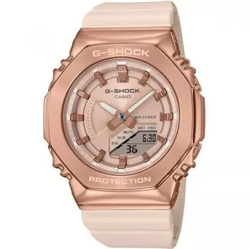 CASIO GM S2100PG 4AJF G SHOCK Компактная серия с металлическим покрытием