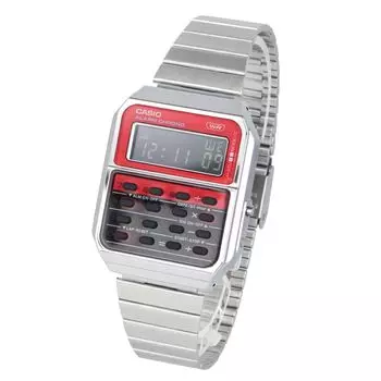 CASIO Heritage Colors Часы CASIO CLASSIC CALCULATOR унисекс мужские женские цифровые красные CA-500WE-4B