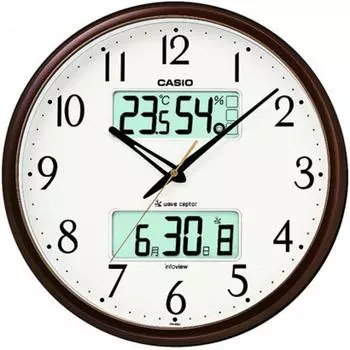 CASIO ITM 650J 5JF [радиоволновые часы коричневого цвета металлик]