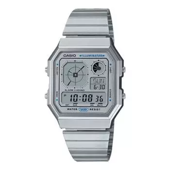 Casio Классическая серия аналоговых цифровых часов с двумя графиками A130WE-7A