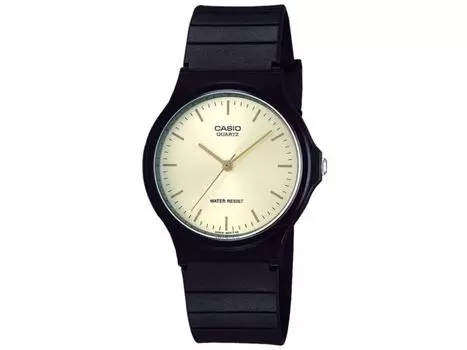 Casio Коллекция MQ-24-9ELJH Мужские часы Черно-золотая блистерная упаковка Аналоговые НОВЫЕ