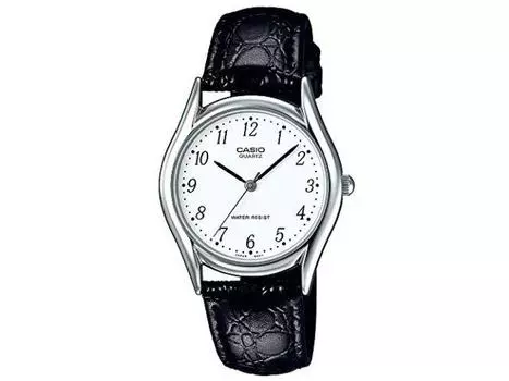 Casio Коллекция Стандарт (Старая модель) MTP-1402L-7BJF Мужская черная кожа НОВАЯ