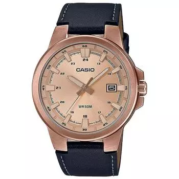 Casio коричневые мужские часы ( 41,5 мм)