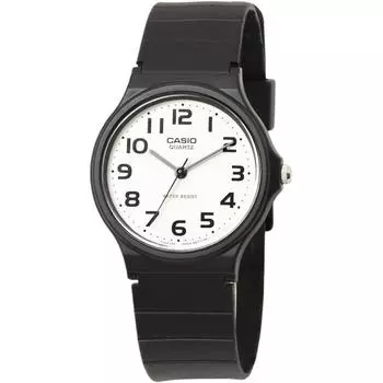 Casio Кварцевые наручные часы Casio Mq 24 7b2l Белый X Черный []