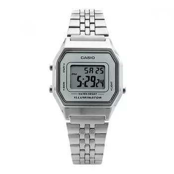 Casio La680wa 7df La680wa 7 цифровые квадратные винтажные ретро публичные металлические часы LA680WA-7DF
